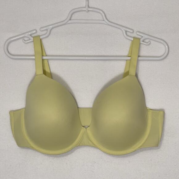 Soma Bra Womens 38D Enbliss Full Coverage Yellow Underwire Lined Soft T-Shirt - Picture 2 of 9